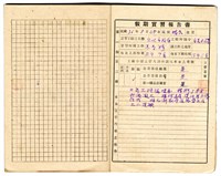 陳芳振1947年《臺灣省立工學院 假期實習報告書(一年級)》藏品圖，第4張